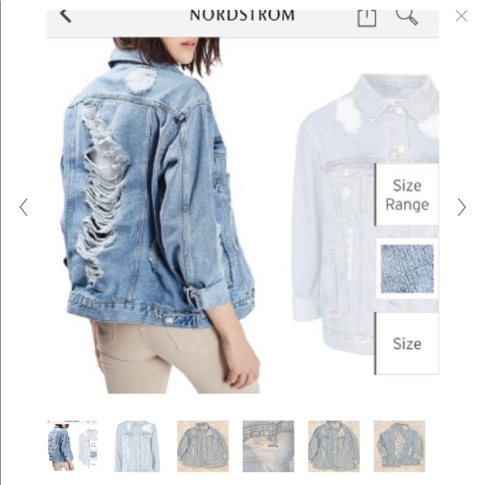 Topshop Jean jacket! (A little bit oversized)